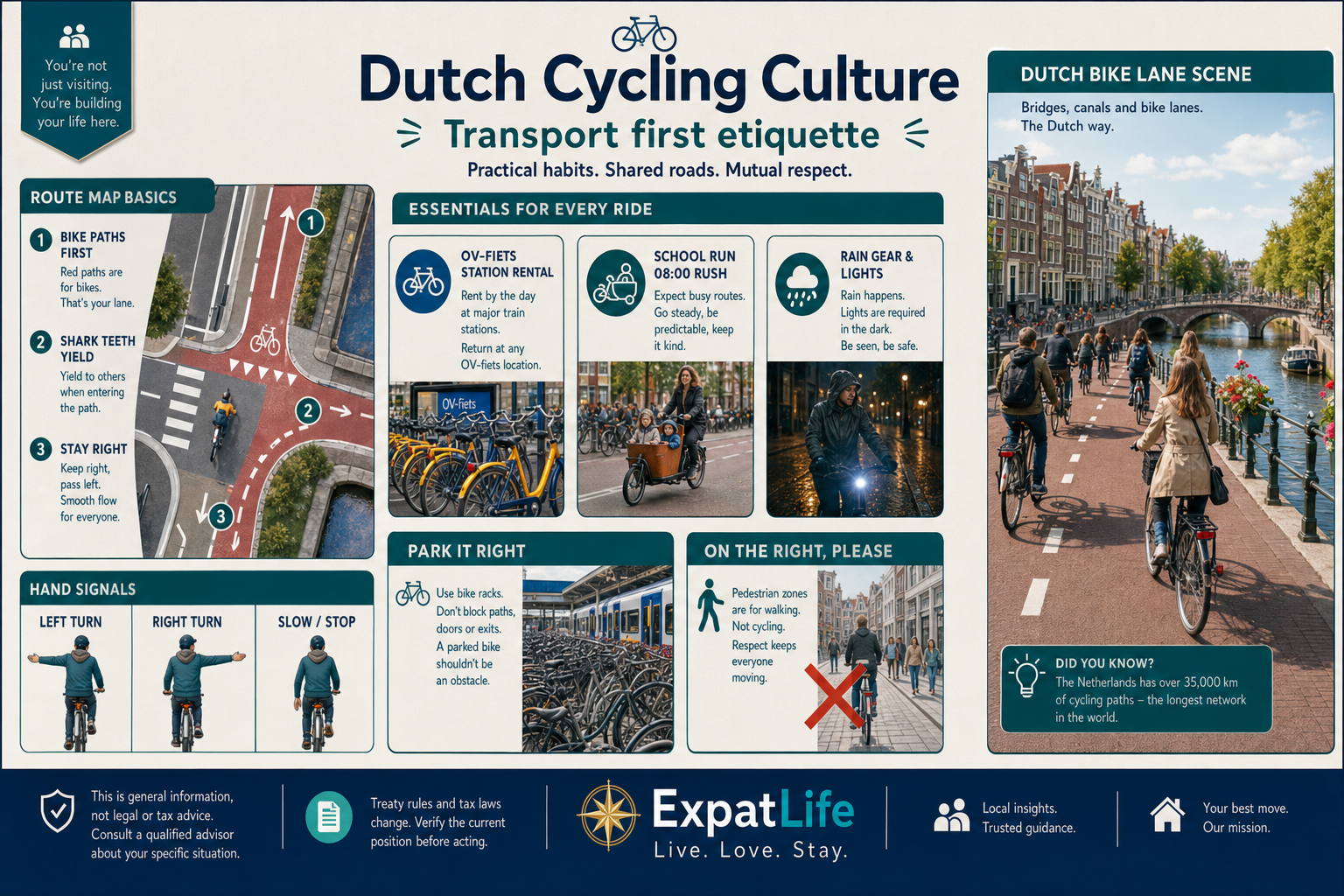 Premium cycling culture — commuters, bike lanes, etiquette and everyday transport.