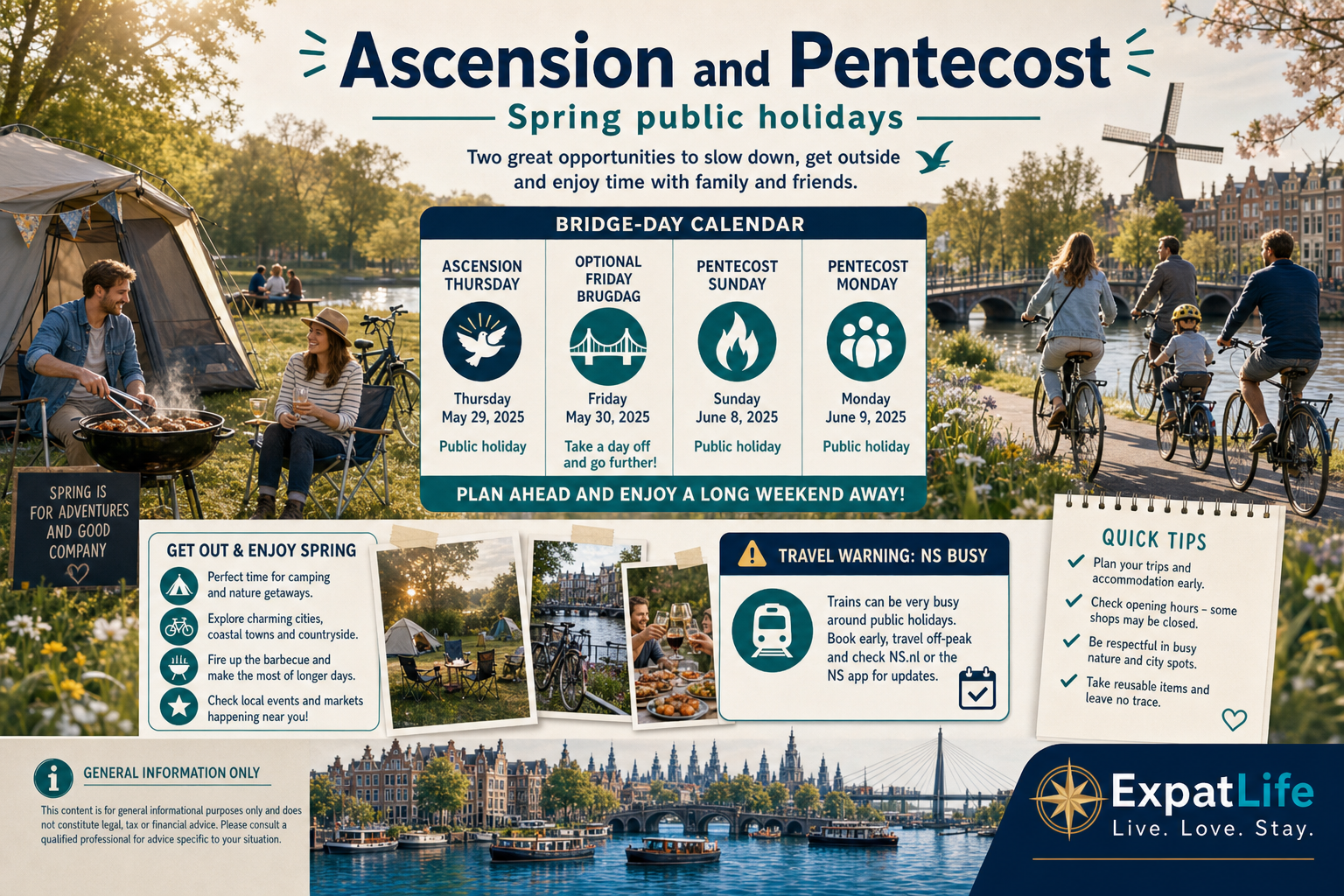Premium Ascension and Pentecost overview — long weekends, outdoor activities and bridge-day travel patterns.