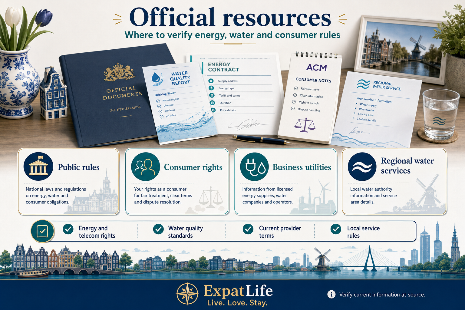 Premium infographic showing official energy and water resources.